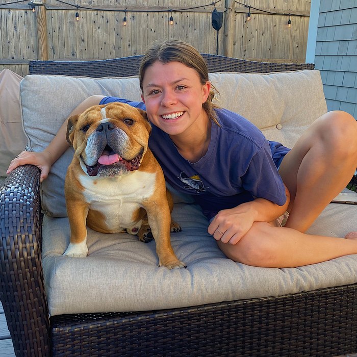 Marvin the English Bulldog with Ry
